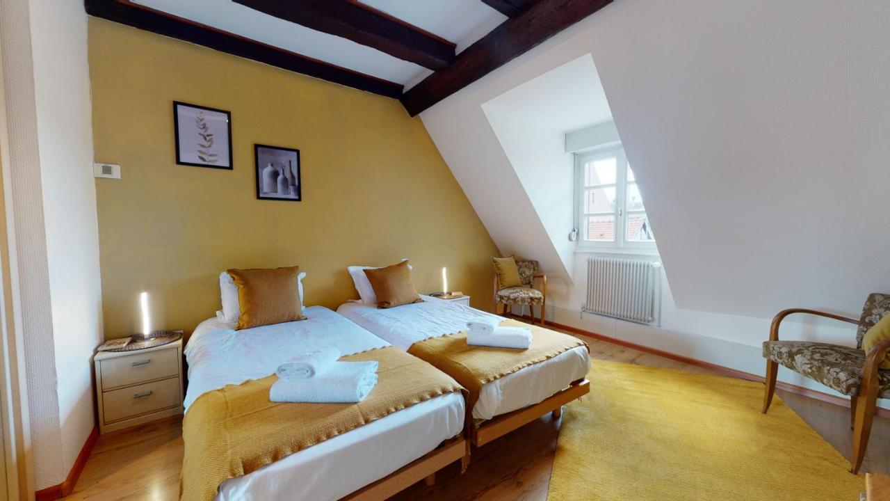 Aux Bijoux De Colmar - Le Saphir - 1 Parking Gratuit Apartment Bagian luar foto