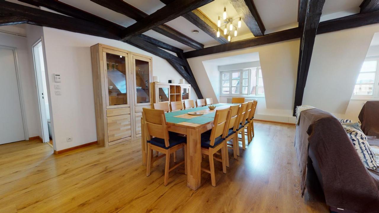 Aux Bijoux De Colmar - Le Saphir - 1 Parking Gratuit Apartment Bagian luar foto